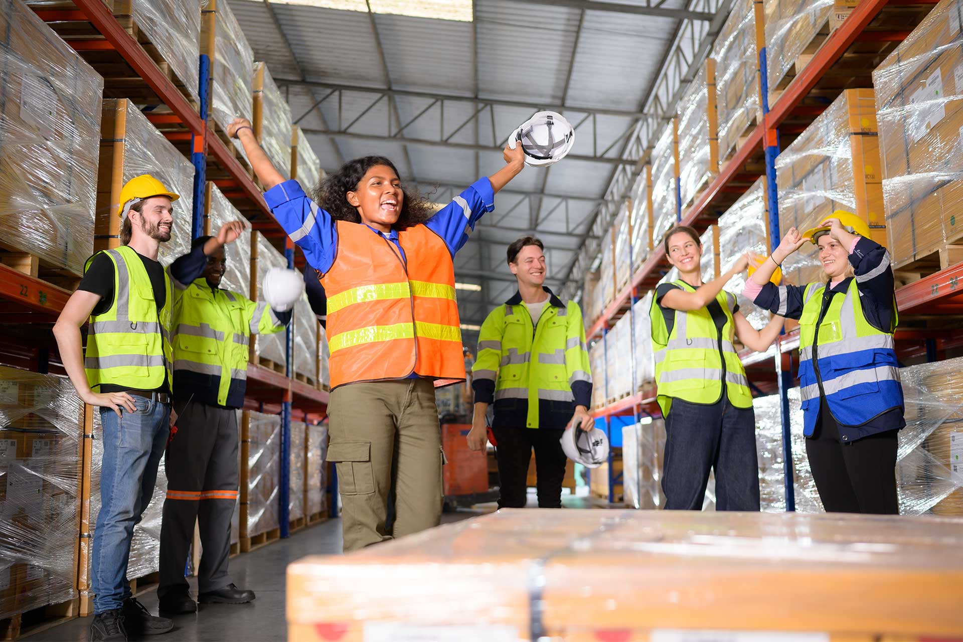 Warehouse Crew Cheer